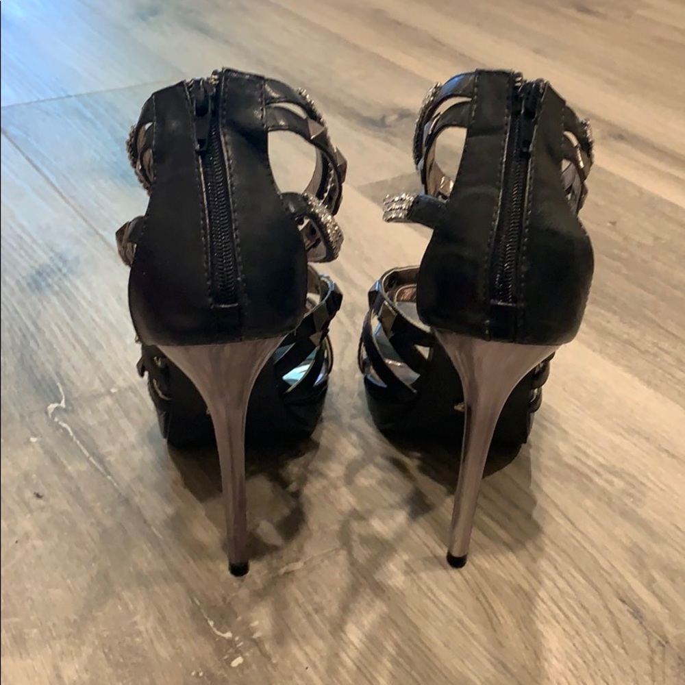 Sexy studded rhinestone heels - Picture 4 of 8